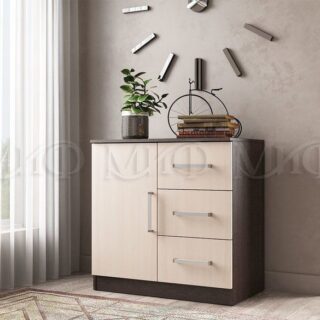 Комод Бася  3 ящ+ дв.(Миф)